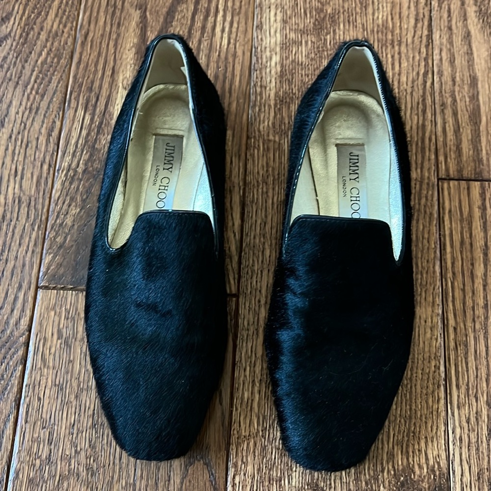 Jimmy Choo Pony Hair Loafers